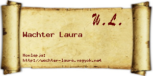 Wachter Laura névjegykártya